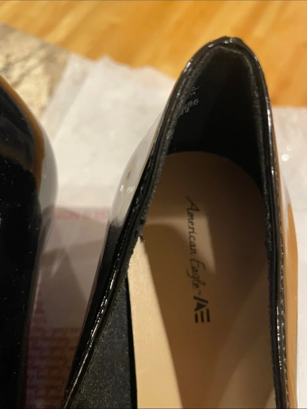 American Eagle Outfitters shiny black